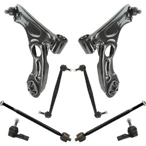 TRQ Front Control Arm Ball Joint Sway Link Tie Rod Suspension Kit 8pc for Sonic