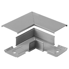 Flat Elbow, 90 deg.,Gray,Steel,Elbows