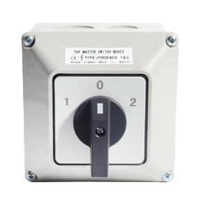 Universal Rotary Changeover Switch 690V 63A Cam Conversion Switch 3 Position 3Phase Main Switch Box JYW29-63/3 D303