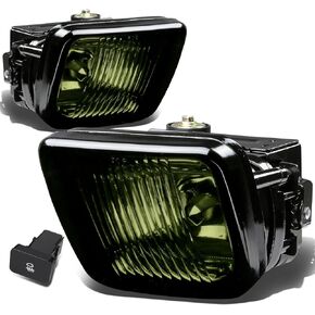 DNA MOTORING FL-HC96-CH Front Bumper Fog Light Driver & Passenger Side Enhance visibility [Compatible with 96-98 Honda Civic]