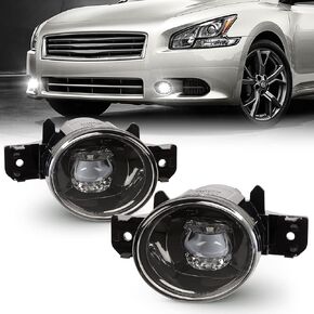 New Version LED Fog Light Replacement For 2004-2018 Nissan Sentra /11-14 Nissan Maxima/07-up Altima Sedan/ 14-16 Rogue/ 08-10 Infiniti M35/M45/10-11 G37 1-Pair (Includes harness switches)