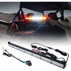 Xprite 30" UTV RZR Chase Strobe Flashing Light Bar, with Brake, Reverse, Turn Signal Function, Rear Safety Lightbar for Polaris XP 1000 900, Can-Am Maverick X3, SxS, Yamaha, ATV, Off Road - RBYYYBR