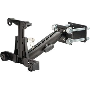 ARKON Mounts - Forklift Tablet Mount with Front Guard Mount | Tablet Mount for Forklift | Locking Holder with Keys & Security Hardware | Compatible with Ipad, Samsung, and More