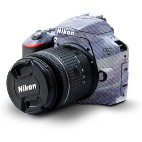 Carbon Fiber Skin Compatible with Nikon D3500 Camera - Acid Hex - Premium 3M Vinyl Protective Wrap Decal Cover - Easy to Apply | Crafted in The USA by MightySkins