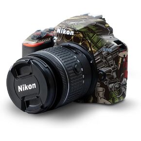 Carbon Fiber Skin Compatible with Nikon D3500 Camera - Silky Pink - Premium 3M Vinyl Protective Wrap Decal Cover - Easy to Apply | Crafted in The USA by MightySkins