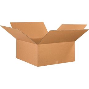 PARTNERS BRAND 26x26x12 Corrugated Boxes, Large, 26L x 26W x 12H, Pack of 10 | Shipping, Packaging, Moving, Storage Box for Home or Business, Strong Wholesale Bulk Boxes