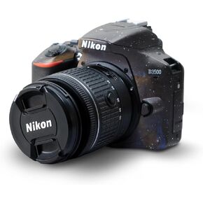 Carbon Fiber Skin Compatible with Nikon D3500 Camera - Antique Marble - Premium 3M Vinyl Protective Wrap Decal Cover - Easy to Apply | Crafted in The USA by MightySkins