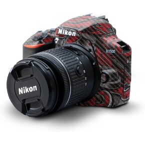 Carbon Fiber Skin Compatible with Nikon D3500 Camera - Mono Hip Hop - Premium 3M Vinyl Protective Wrap Decal Cover - Easy to Apply | Crafted in The USA by MightySkins