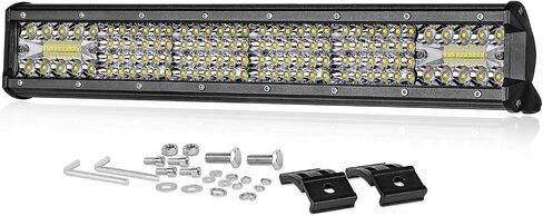 LED Light Bar, Niking Auto 15 Inch 336W Quad Row LED Driving Lights Spot Flood Combo Beam Off Road LED Work Light Fog Lamps Waterproof for Trucks Pickup ATV UTV RZR SUV Boat in Saudi Arabia