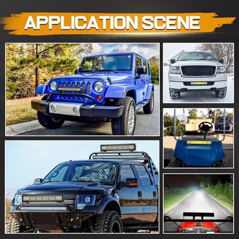 LED Light Bar, Niking Auto 15 Inch 336W Quad Row LED Driving Lights Spot Flood Combo Beam Off Road LED Work Light Fog Lamps Waterproof for Trucks Pickup ATV UTV RZR SUV Boat in Saudi Arabia