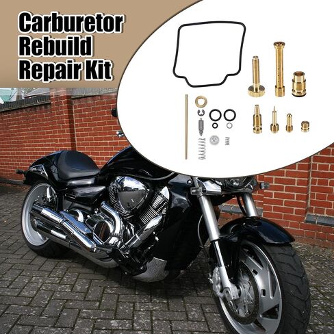 X AUTOHAUX 1 مجموعة إصلاح المكربن ​​إعادة بناء إصلاح أجزاء استبدال لسوزوكي DR200SE 1996-2009 2013-2014 in Saudi Arabia