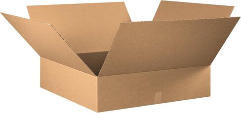 BOX USA 32x32x12 Corrugated Boxes, Large, 32L x 32W x 12H, Pack of 10 | Shipping, Packaging, Moving, Storage Box for Home or Business, Strong Wholesale Bulk Boxes in Saudi Arabia