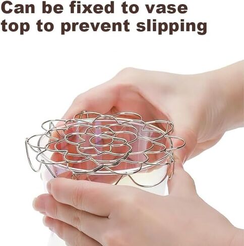 3 قطع شبكة زهور للمزهرية - حامل ترتيب الزهور ضفدع الزهور - حامل جذع الزهور قابل لإعادة الاستخدام للباقة - أدوات فاصل الزهور السلكية ترتيب اللوازم 4/5/6'' in Kuwait