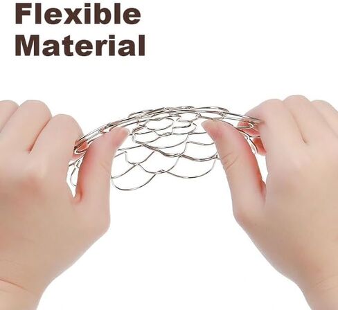 3 قطع شبكة زهور للمزهرية - حامل ترتيب الزهور ضفدع الزهور - حامل جذع الزهور قابل لإعادة الاستخدام للباقة - أدوات فاصل الزهور السلكية ترتيب اللوازم 4/5/6'' in Kuwait