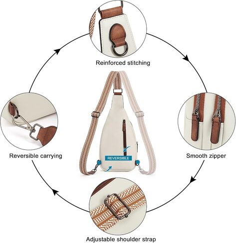 CLUCI Sling Bag for Women Belt Bag for Women Fashionable Fanny Pack Cross Body Bag Waist Pack in Saudi Arabia