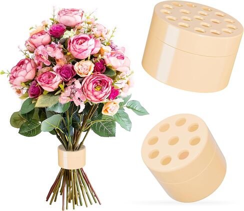 حامل جذع ايكيبانا حلزوني من KM، حامل جذع حلزوني للزهور، حامل جذع حلزوني للمزهريات، حامل ترتيب الزهور اللولبية DIY، قطعتان (صغيرة شفافة + كبيرة) in Kuwait