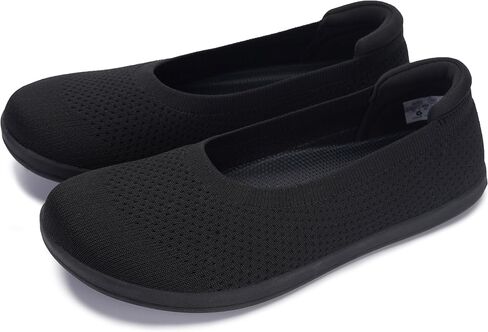 WHITIN Women's Wide Toe Box Barefoot Ballet Flats W93 | Natural Toe Space for Wide Feet, 2 Removable Insoles for Adjustable Fit, Comfort for Office, Dress, Business Casual, Daily in Saudi Arabia