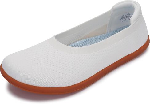 WHITIN Women's Wide Toe Box Barefoot Ballet Flats W93 | Natural Toe Space for Wide Feet, 2 Removable Insoles for Adjustable Fit, Comfort for Office, Dress, Business Casual, Daily in Saudi Arabia