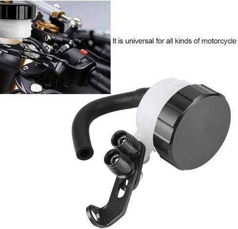 Oir,Clutch Reservoir,Motorcycle Master Cylinder Reservoir Universal Cnc Motorcycle Oil Cylinders Brake Reservoir Front Clutch Fluid Bottle (Blue) (Black) in Saudi Arabia