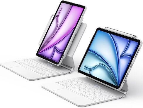 Magic Keyboard Case Compatible with iPad Air 11-inch (M2) 2024, iPad Pro 11 Inch (4th/3rd/2nd/1st) Gen 2022,iPad Air 5th/4th Gen with Pencil Holder, Supports Landscape and Portrait in Kuwait