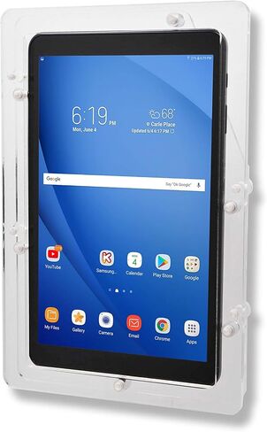 حافظة TABcare Security مضادة للسرقة من الأكريليك لجهاز Lenovo TAB M10 Plus FHD الجيل الثاني مقاس 10 بوصات مع مجموعة تثبيت على الحائط (أسود، TAB M10 Plus Gen 2) in Kuwait
