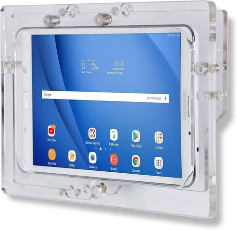 حافظة TABcare Security مضادة للسرقة من الأكريليك لجهاز Lenovo TAB M10 Plus FHD الجيل الثاني مقاس 10 بوصات مع مجموعة تثبيت على الحائط (أسود، TAB M10 Plus Gen 2) in Kuwait