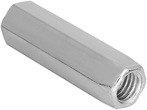 Marhynchus 5 قطع صواميل توصيل سداسية طويلة الأكمام من الفولاذ الكربوني M10 مثبتات ملولبة (M10*40 * 13 مم) أجزاء تثبيت صامولة صواميل قضيب سداسي صواميل مثبتات ملولبة قضيب صامولة طويل in Kuwait