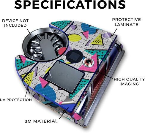 Carbon Fiber Skin Compatible with Dyson 360 Vis Nav - Andromeda - Premium 3M Vinyl Protective Wrap Decal Cover - Easy to Apply | Crafted in The USA by MightySkins in Saudi Arabia