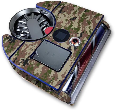 Carbon Fiber Skin Compatible with Dyson 360 Vis Nav - Black Modern Camo - Premium 3M Vinyl Protective Wrap Decal Cover - Easy to Apply | Crafted in The USA by MightySkins in Saudi Arabia
