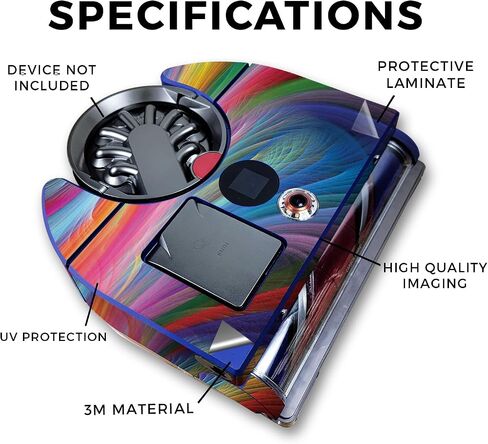 Carbon Fiber Skin Compatible with Dyson 360 Vis Nav - Antique Purple - Premium 3M Vinyl Protective Wrap Decal Cover - Easy to Apply | Crafted in The USA by MightySkins in Kuwait