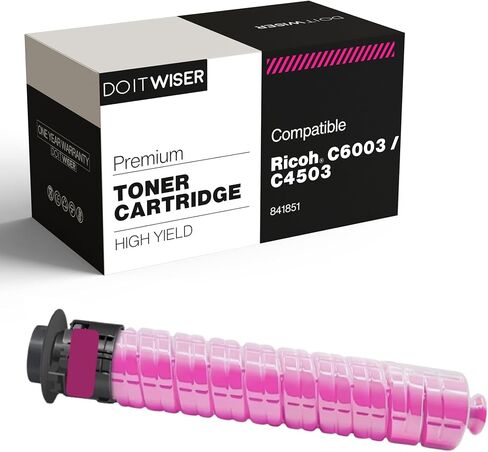 استبدال خرطوشة الحبر المتوافقة Do it Wiser لطابعة Ricoh MP C6003 MP C4503 MP C5503 MP C6004 MP C4504 MP C5504 - 841849 841851 841852 841850 (4 عبوات) - إنتاجية عالية in Kuwait