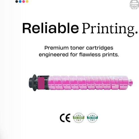 استبدال خرطوشة الحبر المتوافقة Do it Wiser لطابعة Ricoh MP C6003 MP C4503 MP C5503 MP C6004 MP C4504 MP C5504 - 841849 841851 841852 841850 (4 عبوات) - إنتاجية عالية in Kuwait