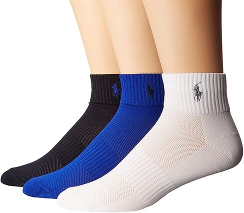 Polo Ralph Lauren 3-Pack Polypropylene Technical Quarter with Arch Support and Polo Player Embroidery in Saudi Arabia