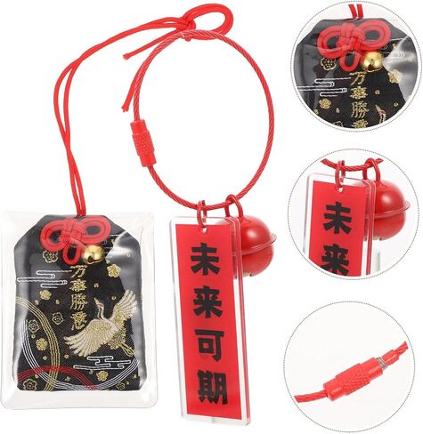 Alipis اليابانية Omamori الكيس تميمة محظوظ سحر الصينية فنغ شوي نعمة بطاقة معلقة حقيبة الحظ لسيارة زخرفة التعليم الصحي الحب النجاح السلامة المرورية in Kuwait
