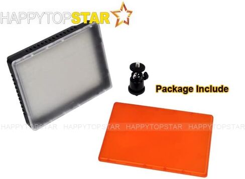 3200K 5600K Pro W260 18W LED مصباح إضاءة للكاميرا البث المباشر لكاميرا الفيديو مع 2 مرشحات R6 R5 R7 5D 6D II 7D Z9 Z7 Z6 D5 D4 D3 A7R4 A7III A9 A6600 in Kuwait