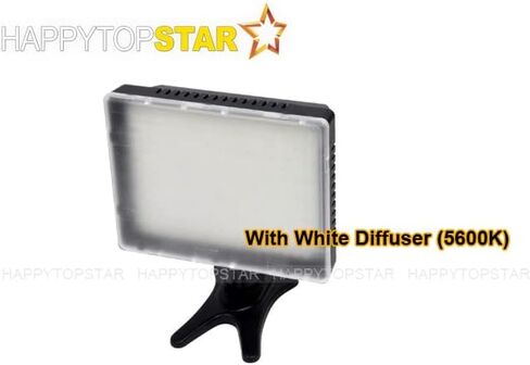 3200K 5600K Pro W260 18W LED مصباح إضاءة للكاميرا البث المباشر لكاميرا الفيديو مع 2 مرشحات R6 R5 R7 5D 6D II 7D Z9 Z7 Z6 D5 D4 D3 A7R4 A7III A9 A6600 in Kuwait