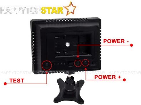 3200K 5600K Pro W260 18W LED مصباح إضاءة للكاميرا البث المباشر لكاميرا الفيديو مع 2 مرشحات R6 R5 R7 5D 6D II 7D Z9 Z7 Z6 D5 D4 D3 A7R4 A7III A9 A6600 in Kuwait