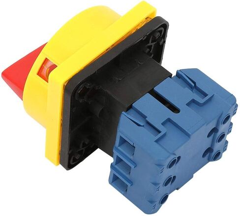 Rotary Cam Changeover Switch 25A/32A 3-Pole 2-Position Load Circuit Breaker Switch Rotary Cam On-Off Power Switch(32A) in Saudi Arabia
