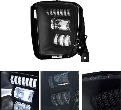 Fog Lights Compatible With 2013-2018 Ram 1500 & 2019-2021 Ram 1500 Classic Pickup Truck, A Pair of Front Bumper Driving Lamps with Smoked Lens in Saudi Arabia