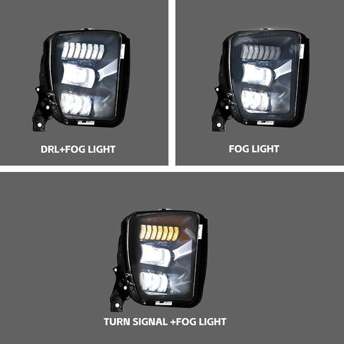 Fog Lights Compatible With 2013-2018 Ram 1500 & 2019-2021 Ram 1500 Classic Pickup Truck, A Pair of Front Bumper Driving Lamps with Smoked Lens in Saudi Arabia