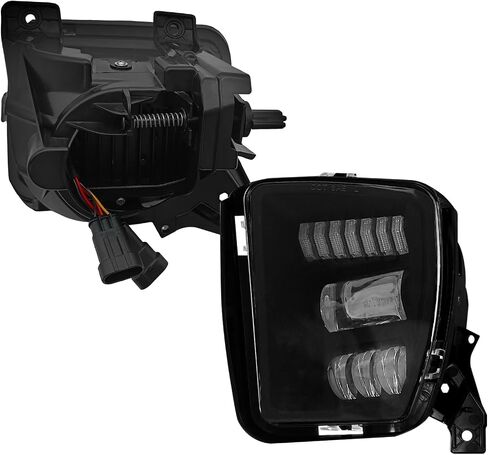 Fog Lights Compatible With 2013-2018 Ram 1500 & 2019-2021 Ram 1500 Classic Pickup Truck, A Pair of Front Bumper Driving Lamps with Smoked Lens in Saudi Arabia