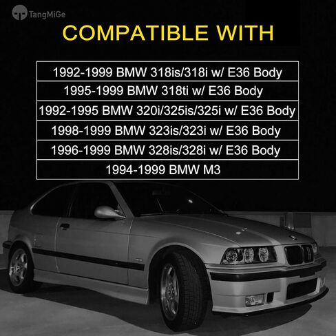 مصابيح ضباب هالوجين TangMiGe، عدسات دخان، مصابيح H1، تصميم أصلي لسيارة BMW 3 Series E36 1992-1999 in Kuwait