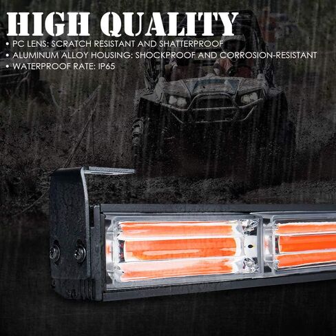 Xprite 30" UTV RZR Chase Strobe Flashing Light Bar, with Brake, Reverse, Turn Signal Function, Rear Safety Lightbar for Polaris XP 1000 900, Can-Am Maverick X3, SxS, Yamaha, ATV, Off Road - RBYYYBR in Saudi Arabia