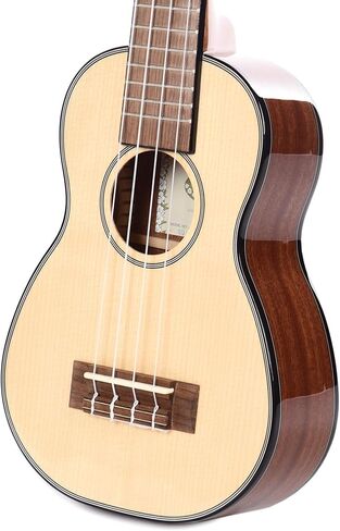 Kala KA-SSLNG Soprano Long Neck - Solid Spruce Top / Mahogany Ukulele, Natural, Soprano in Saudi Arabia