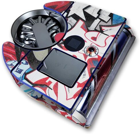 جلد لامع لامع متوافق مع Dyson 360 Vis Nav - Graffiti Mash Up - غطاء لاصق واقٍ من الفينيل الفاخر 3M - سهل الاستخدام | صُنع في الولايات المتحدة الأمريكية بواسطة MightySkins in Kuwait