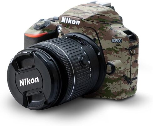 Carbon Fiber Skin Compatible with Nikon D3500 Camera - Bright Night Sky - Premium 3M Vinyl Protective Wrap Decal Cover - Easy to Apply | Crafted in The USA by MightySkins in Saudi Arabia