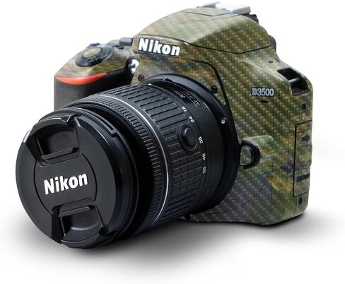 Carbon Fiber Skin Compatible with Nikon D3500 Camera - Artic Camo - Premium 3M Vinyl Protective Wrap Decal Cover - Easy to Apply | Crafted in The USA by MightySkins in Saudi Arabia