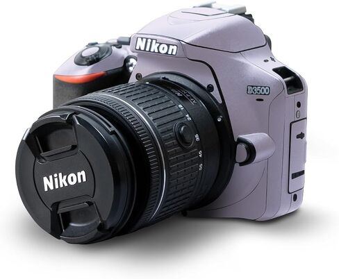 Carbon Fiber Skin Compatible with Nikon D3500 Camera - Solid Blush - Premium 3M Vinyl Protective Wrap Decal Cover - Easy to Apply | Crafted in The USA by MightySkins in Kuwait