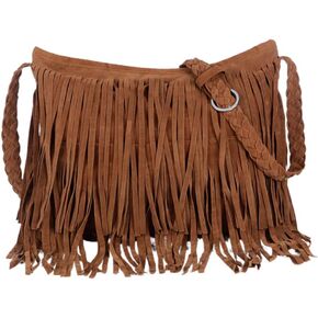 CALLARON Fringe Crossbody Bag Western Crossbody Purse Tassel Shoulder Bag