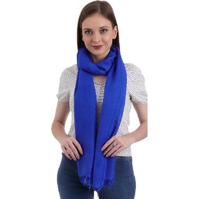 EH 100% PURE CASHMERE SCARF, HANDLOOMED TWILL WEAVE, BUTTERY SOFT, WARM PASHMINA STOLE